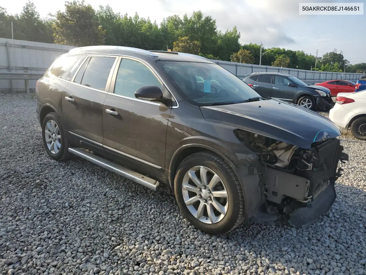 2014 Buick Enclave VIN: 5GAKRCKD8EJ146651 Lot: 56355325