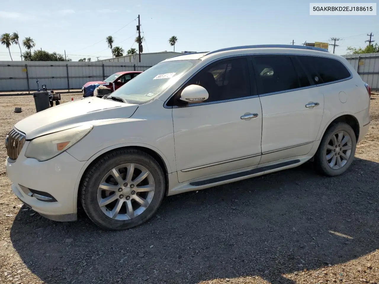 2014 Buick Enclave VIN: 5GAKRBKD2EJ188615 Lot: 56509125