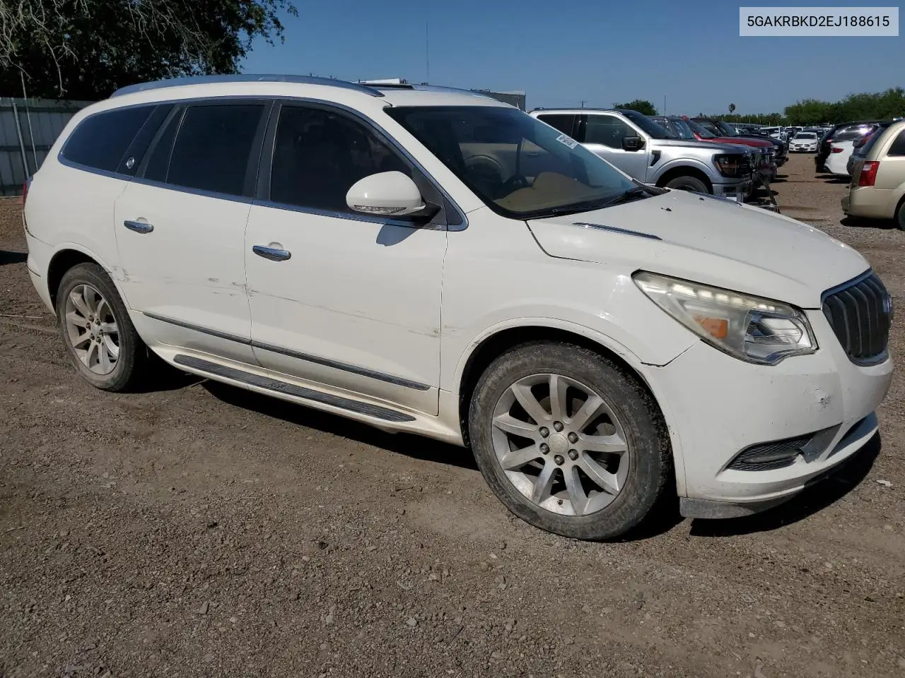 2014 Buick Enclave VIN: 5GAKRBKD2EJ188615 Lot: 56509125