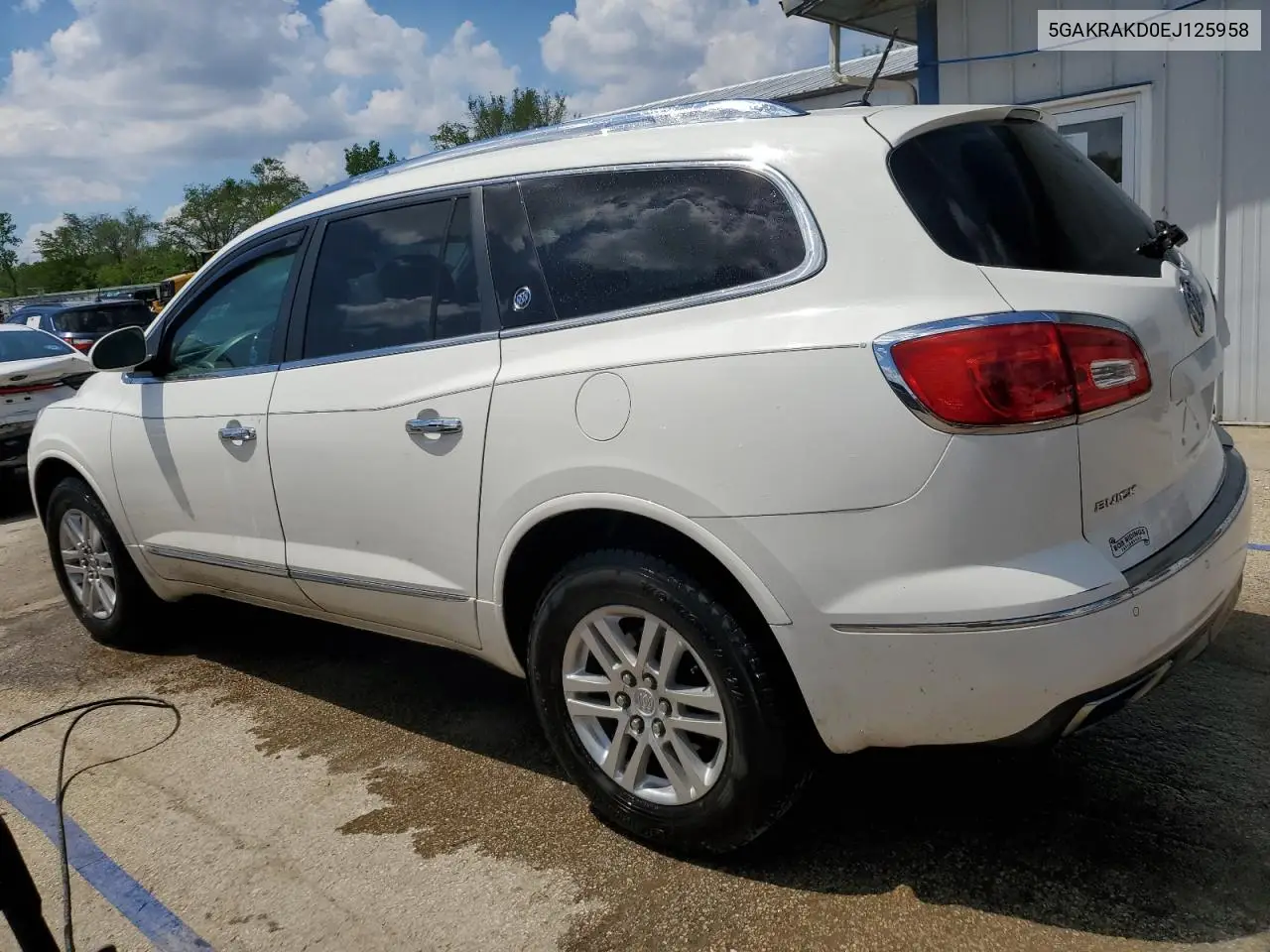 2014 Buick Enclave VIN: 5GAKRAKD0EJ125958 Lot: 56744905