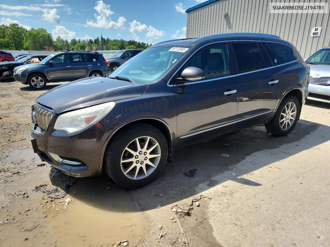 2014 Buick Enclave VIN: 5GAKRBKD5EJ194781 Lot: 60112985