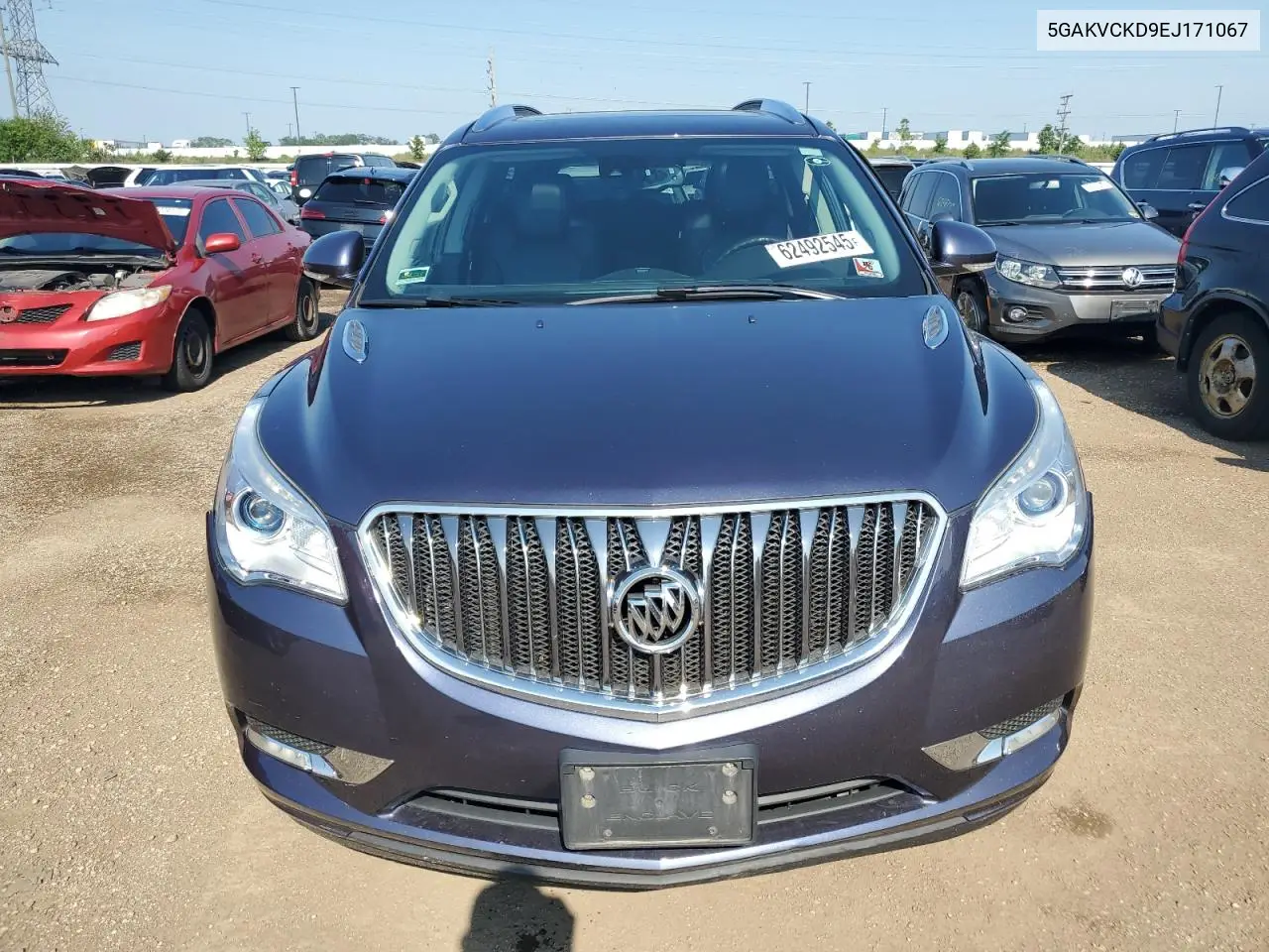 2014 Buick Enclave VIN: 5GAKVCKD9EJ171067 Lot: 62492545
