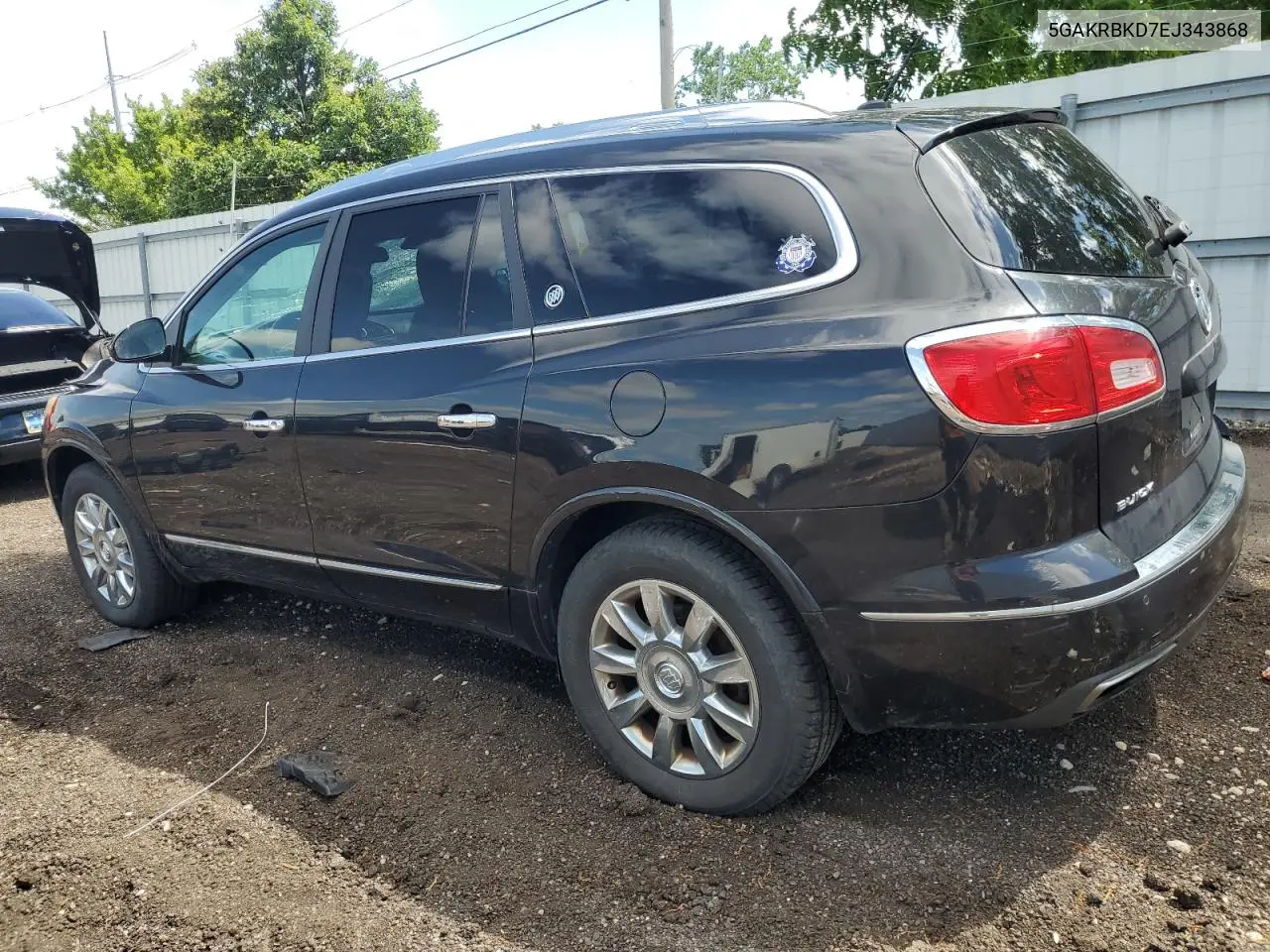 2014 Buick Enclave VIN: 5GAKRBKD7EJ343868 Lot: 62816405