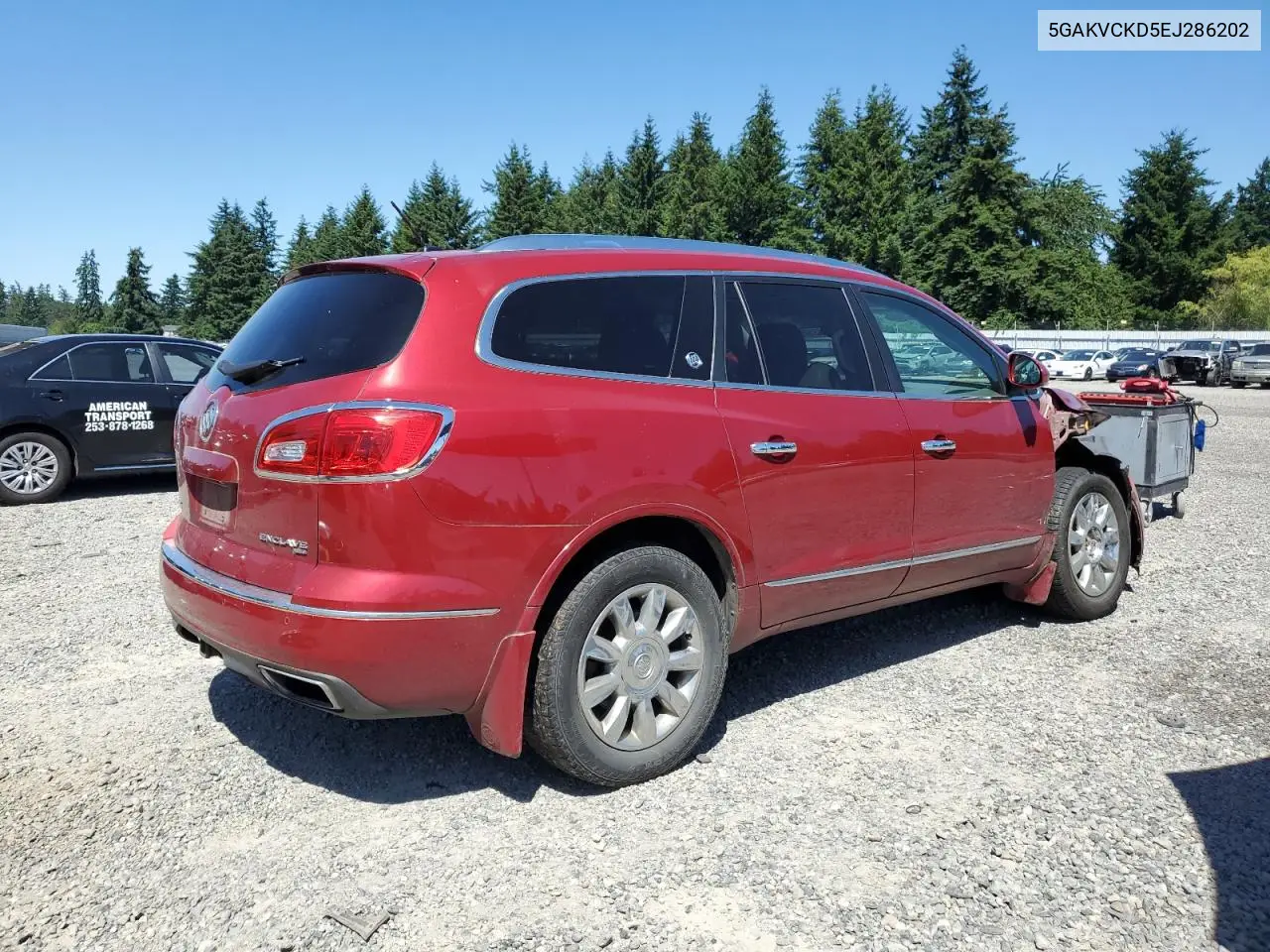 2014 Buick Enclave VIN: 5GAKVCKD5EJ286202 Lot: 63105395