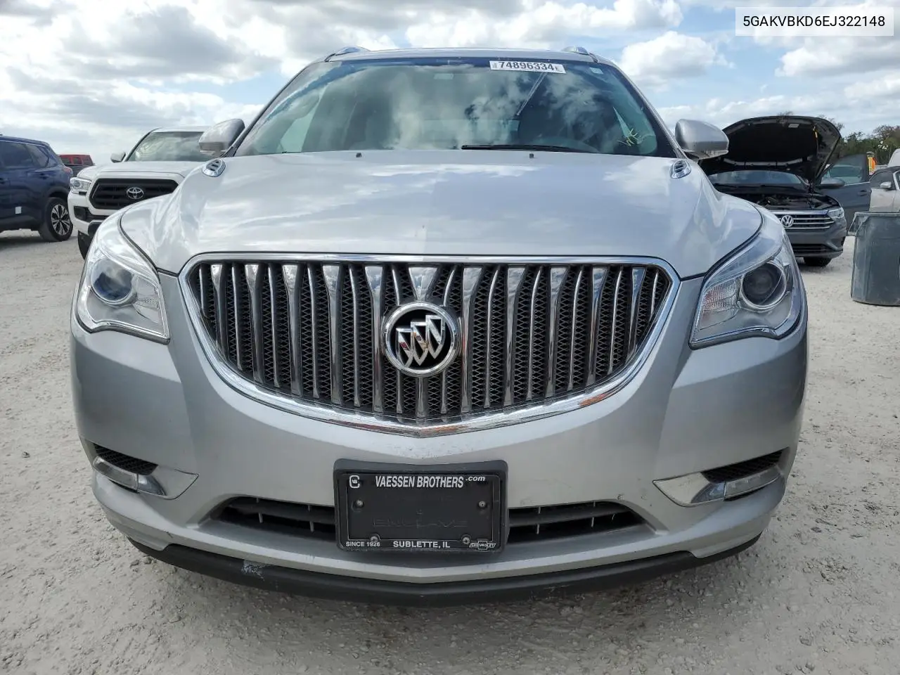 2014 Buick Enclave VIN: 5GAKVBKD6EJ322148 Lot: 74896334
