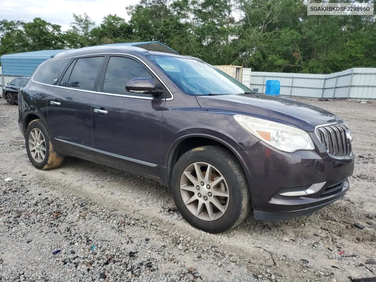 2015 Buick Enclave VIN: 5GAKRBKD8FJ298960 Lot: 55065215