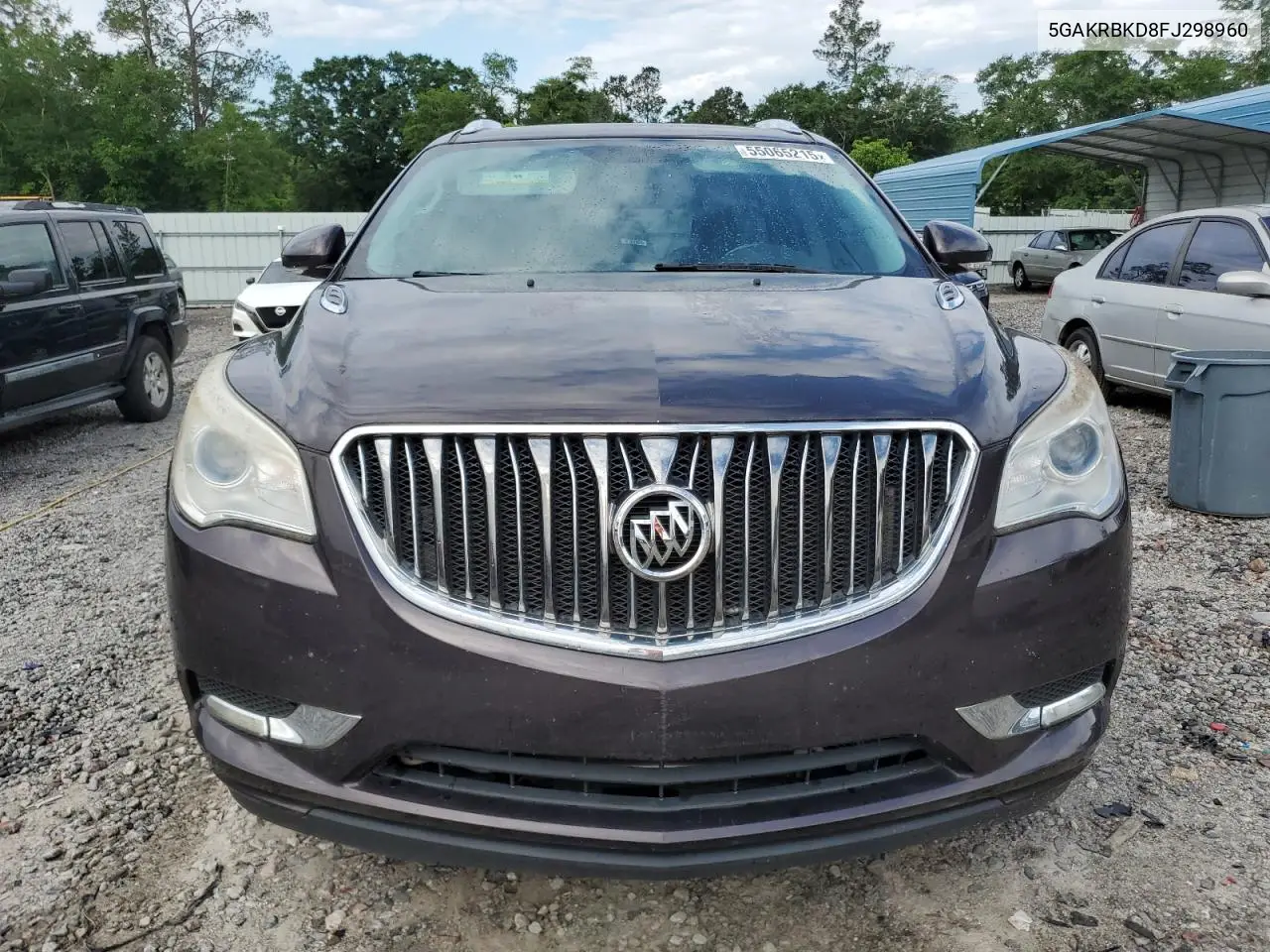 2015 Buick Enclave VIN: 5GAKRBKD8FJ298960 Lot: 55065215