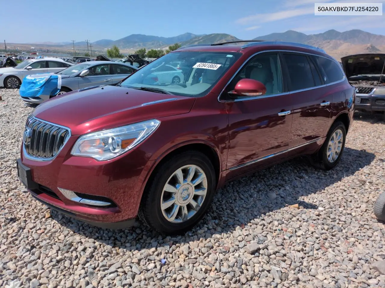 2015 Buick Enclave VIN: 5GAKVBKD7FJ254220 Lot: 62841865