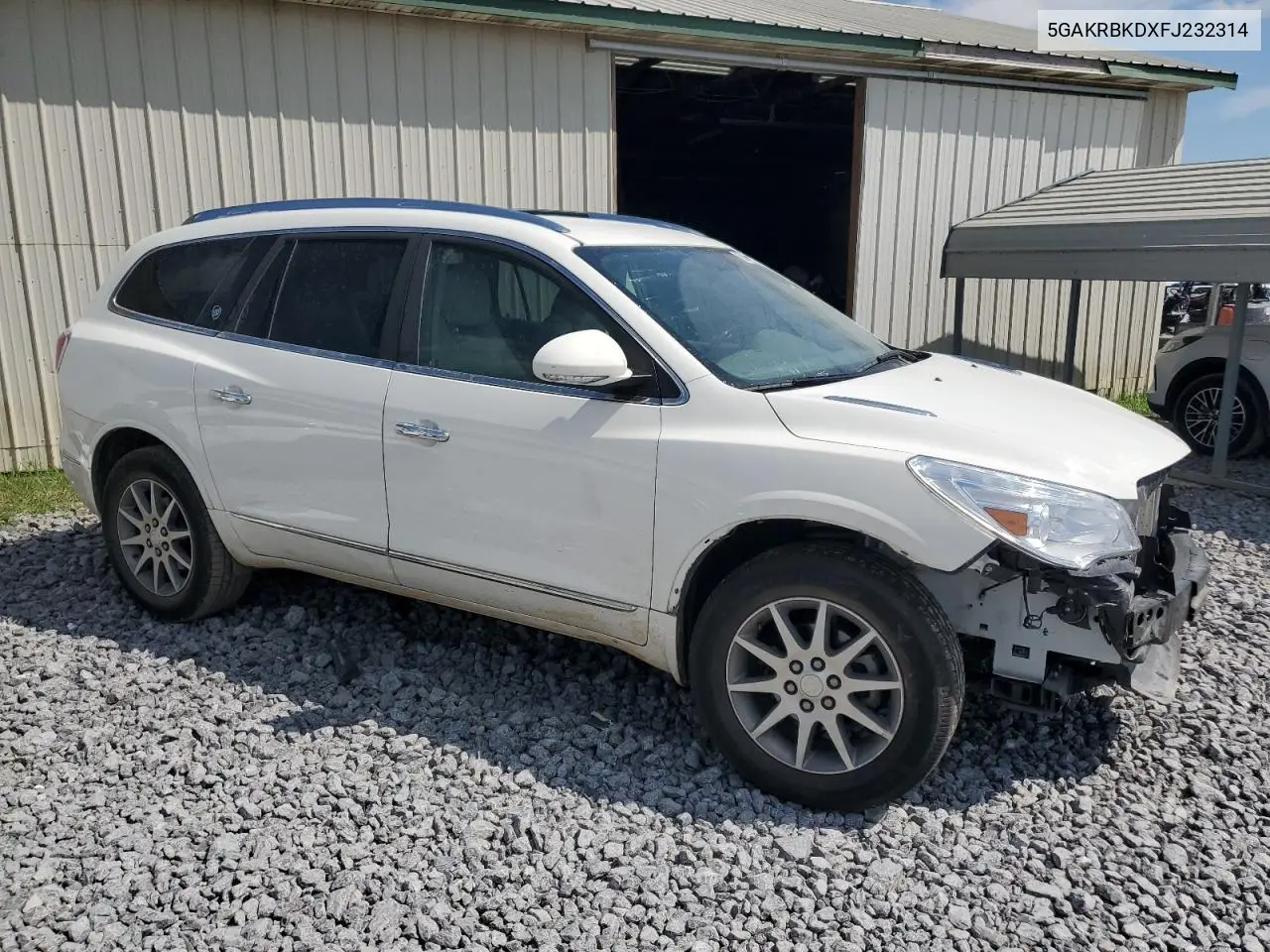 2015 Buick Enclave VIN: 5GAKRBKDXFJ232314 Lot: 62949175