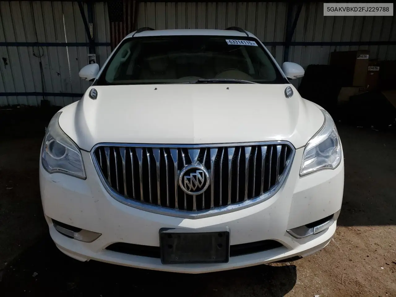 2015 Buick Enclave VIN: 5GAKVBKD2FJ229788 Lot: 63314115