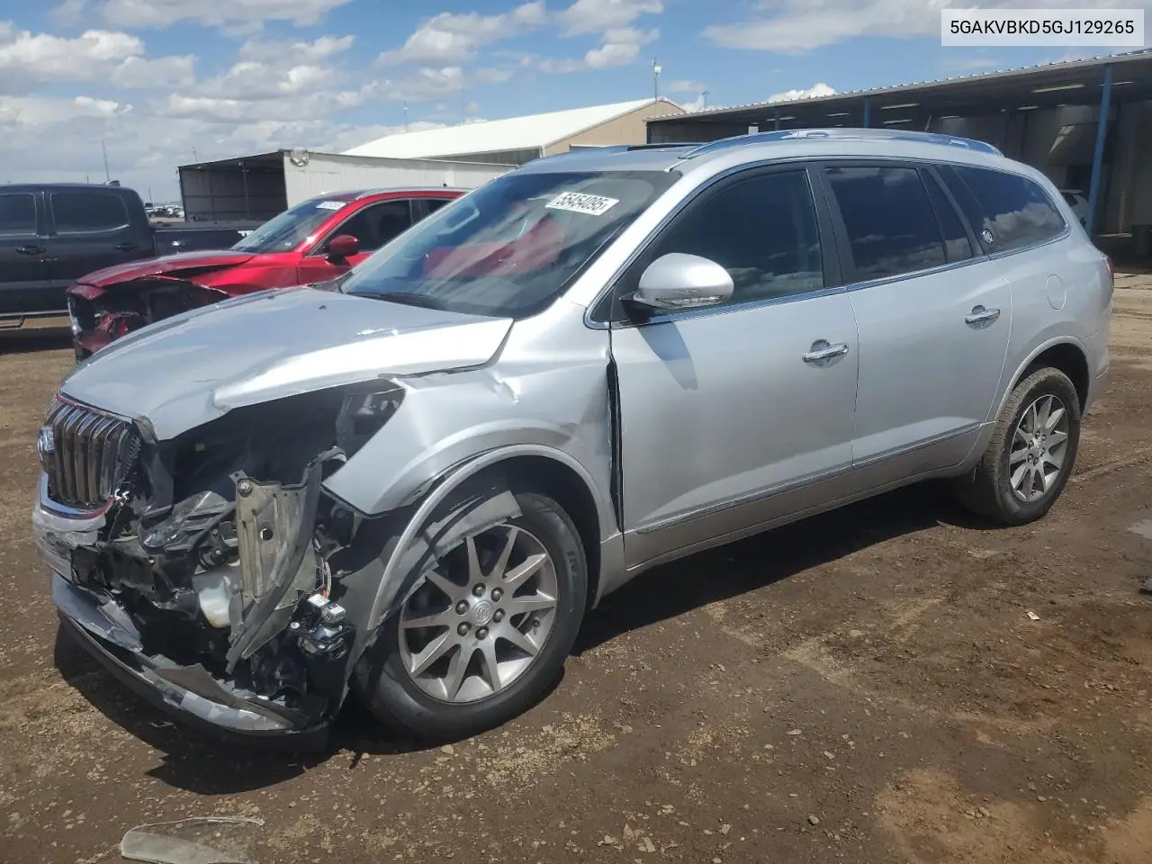 2016 Buick Enclave VIN: 5GAKVBKD5GJ129265 Lot: 55454095