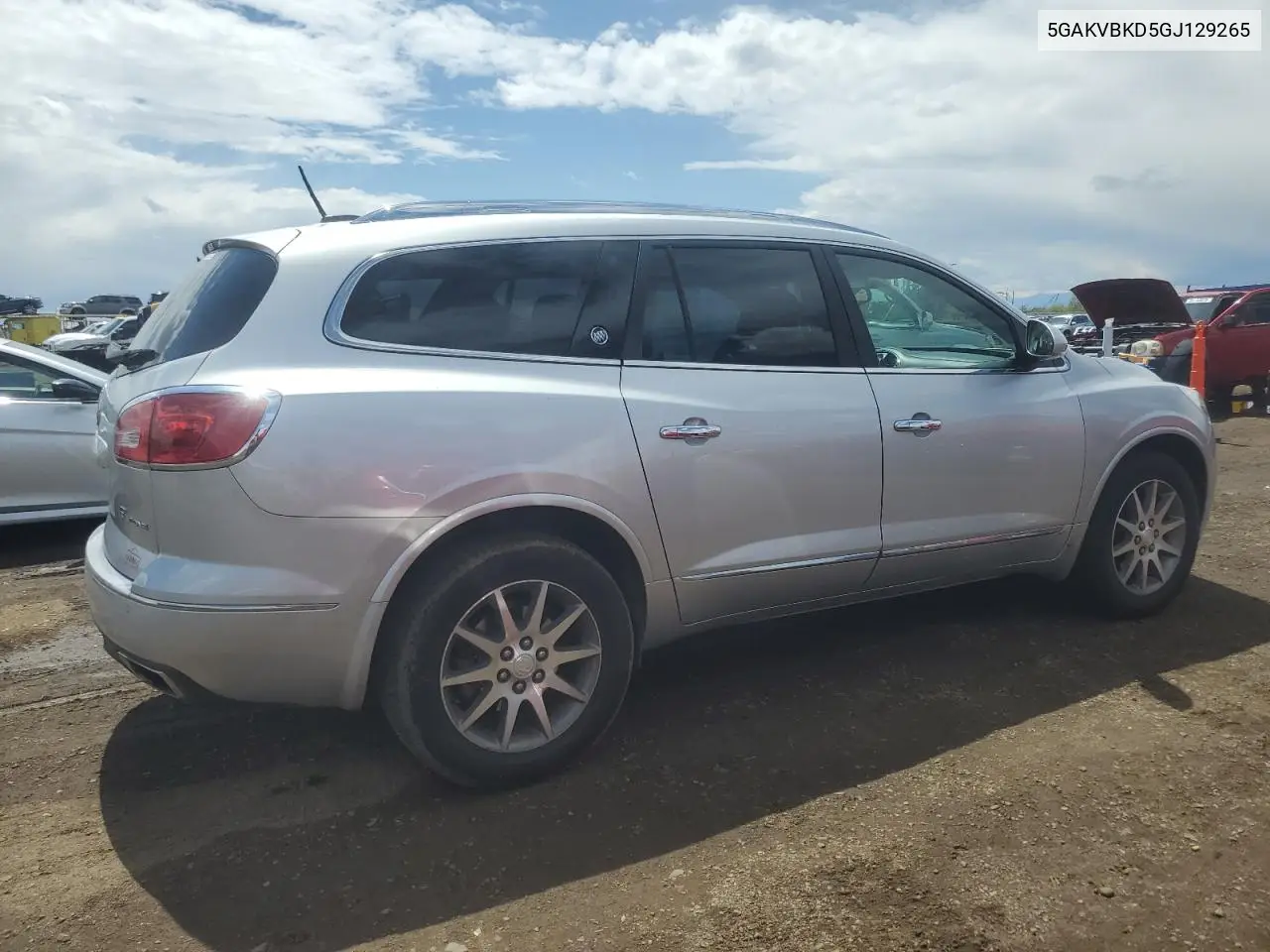 2016 Buick Enclave VIN: 5GAKVBKD5GJ129265 Lot: 55454095