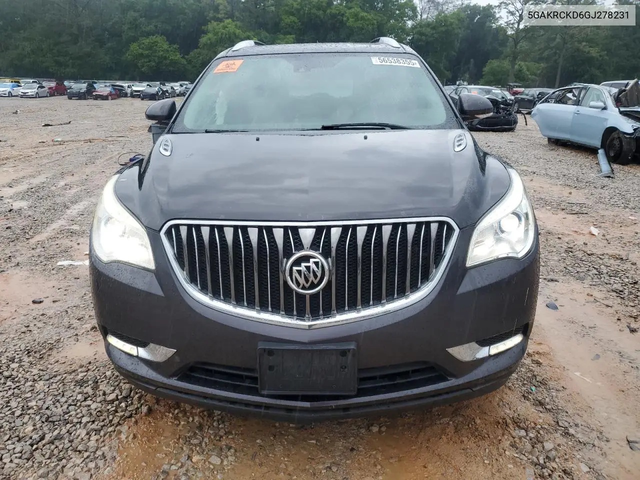 2016 Buick Enclave VIN: 5GAKRCKD6GJ278231 Lot: 56538355