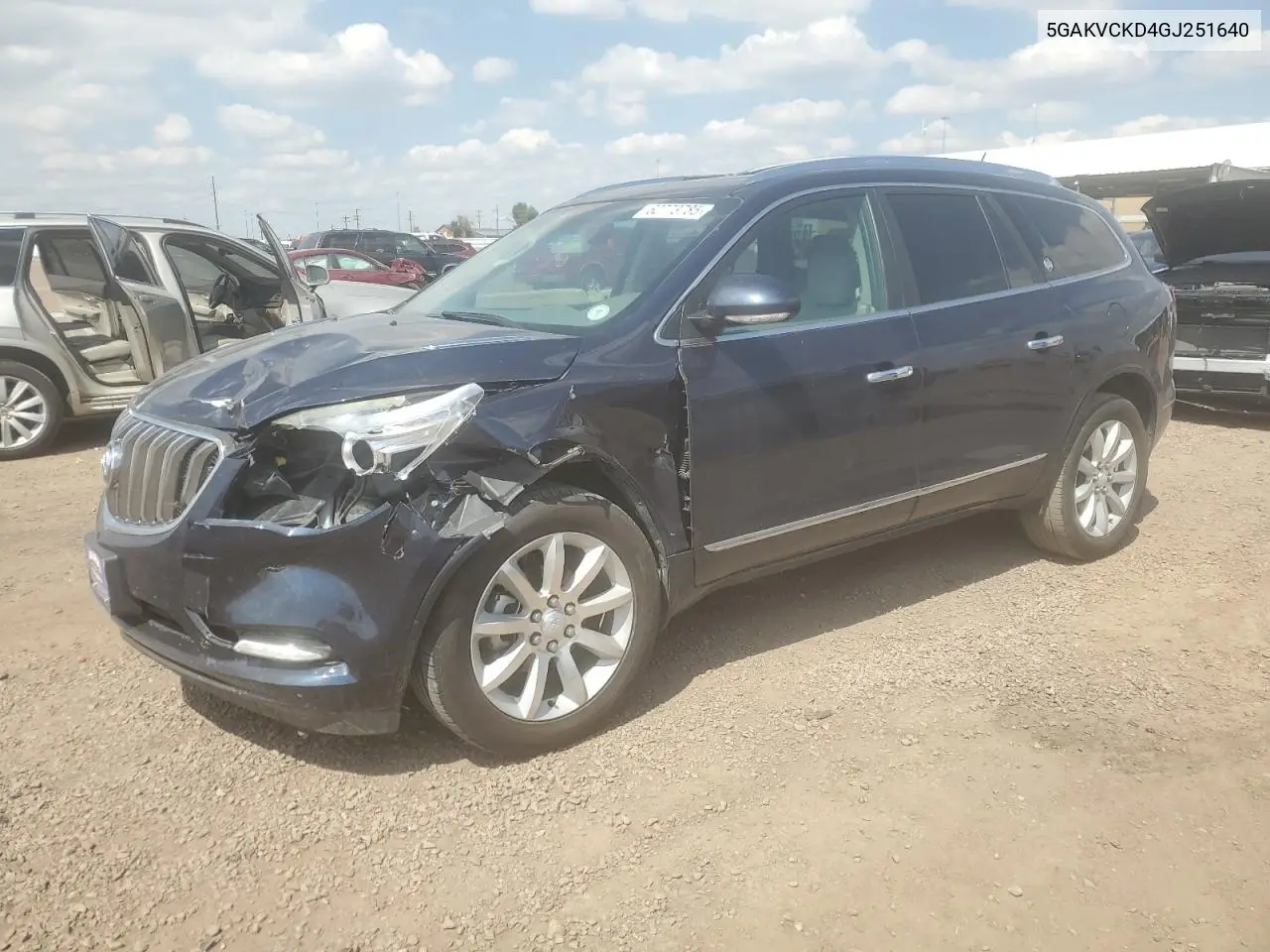 2016 Buick Enclave VIN: 5GAKVCKD4GJ251640 Lot: 62773785