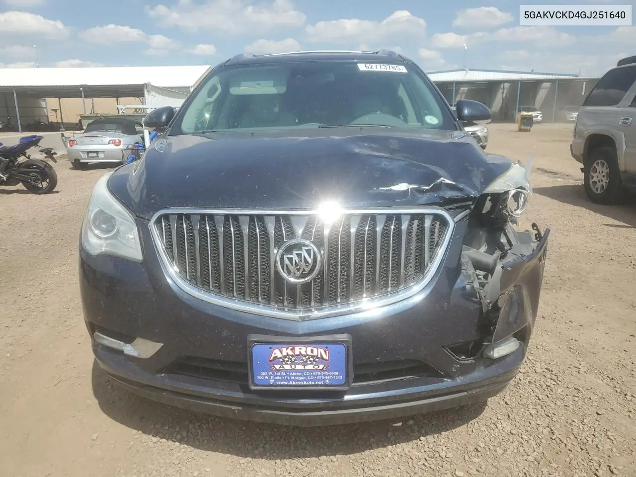 2016 Buick Enclave VIN: 5GAKVCKD4GJ251640 Lot: 62773785