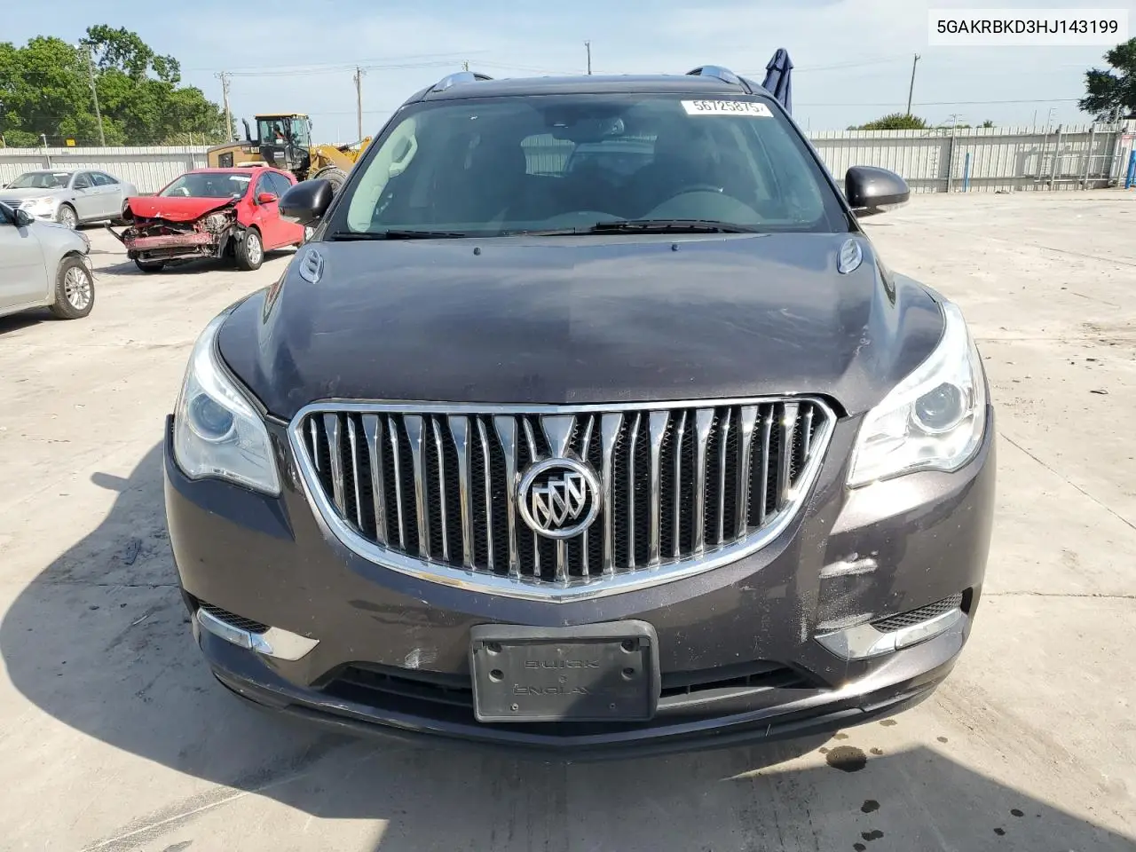 2017 Buick Enclave VIN: 5GAKRBKD3HJ143199 Lot: 56725875