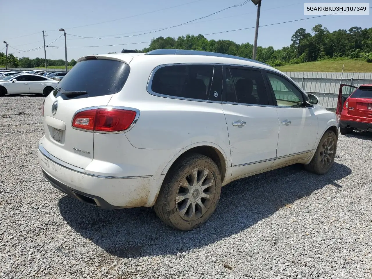 2017 Buick Enclave VIN: 5GAKRBKD3HJ107349 Lot: 56913745