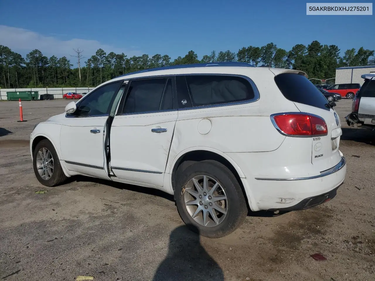 2017 Buick Enclave VIN: 5GAKRBKDXHJ275201 Lot: 62557335