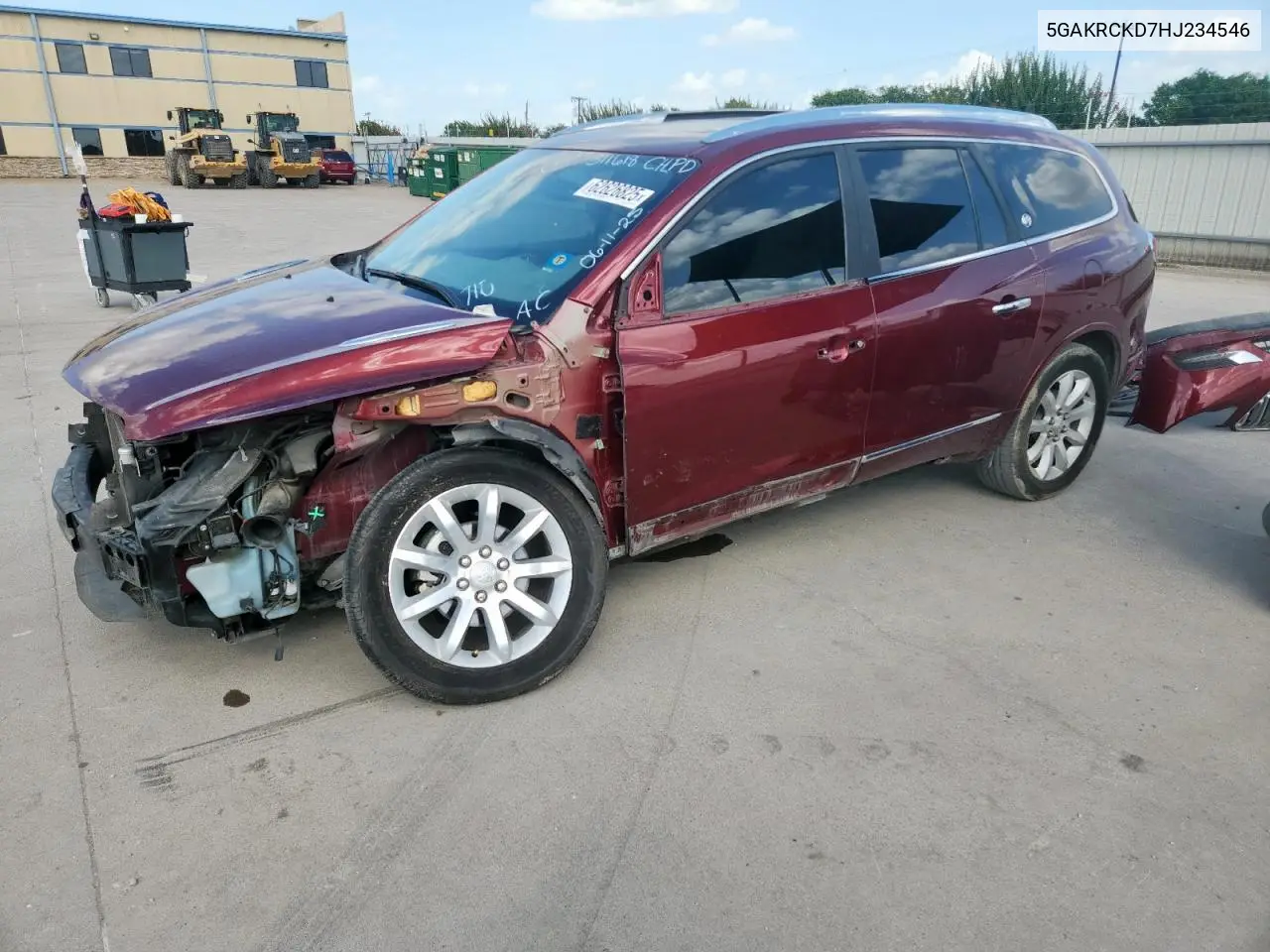 2017 Buick Enclave VIN: 5GAKRCKD7HJ234546 Lot: 62626825