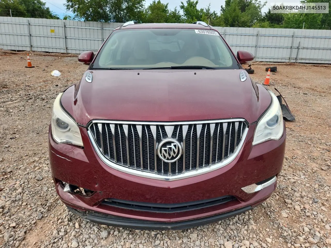 2017 Buick Enclave VIN: 5GAKRBKD4HJ145513 Lot: 63078905
