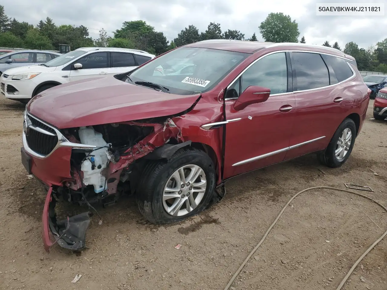 2019 Buick Enclave Premium VIN: 5GAEVBKW4KJ211821 Lot: 55993355