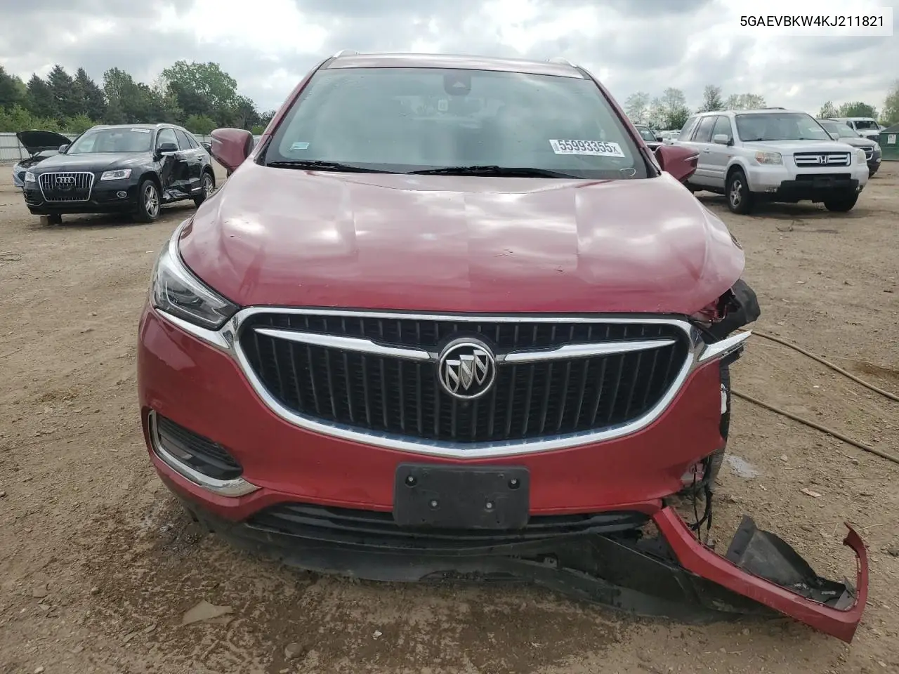 2019 Buick Enclave Premium VIN: 5GAEVBKW4KJ211821 Lot: 55993355
