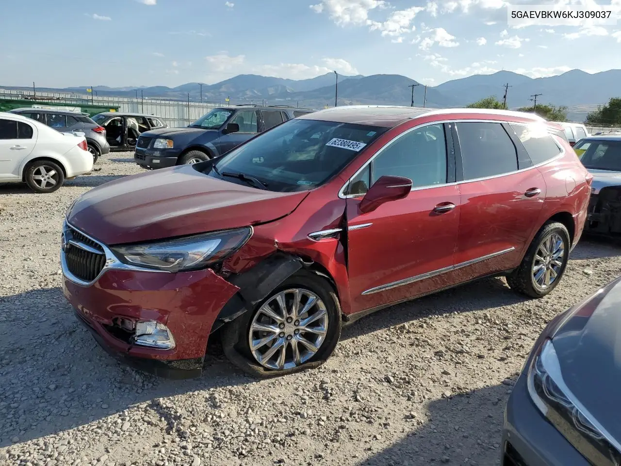 2019 Buick Enclave Premium VIN: 5GAEVBKW6KJ309037 Lot: 62380495