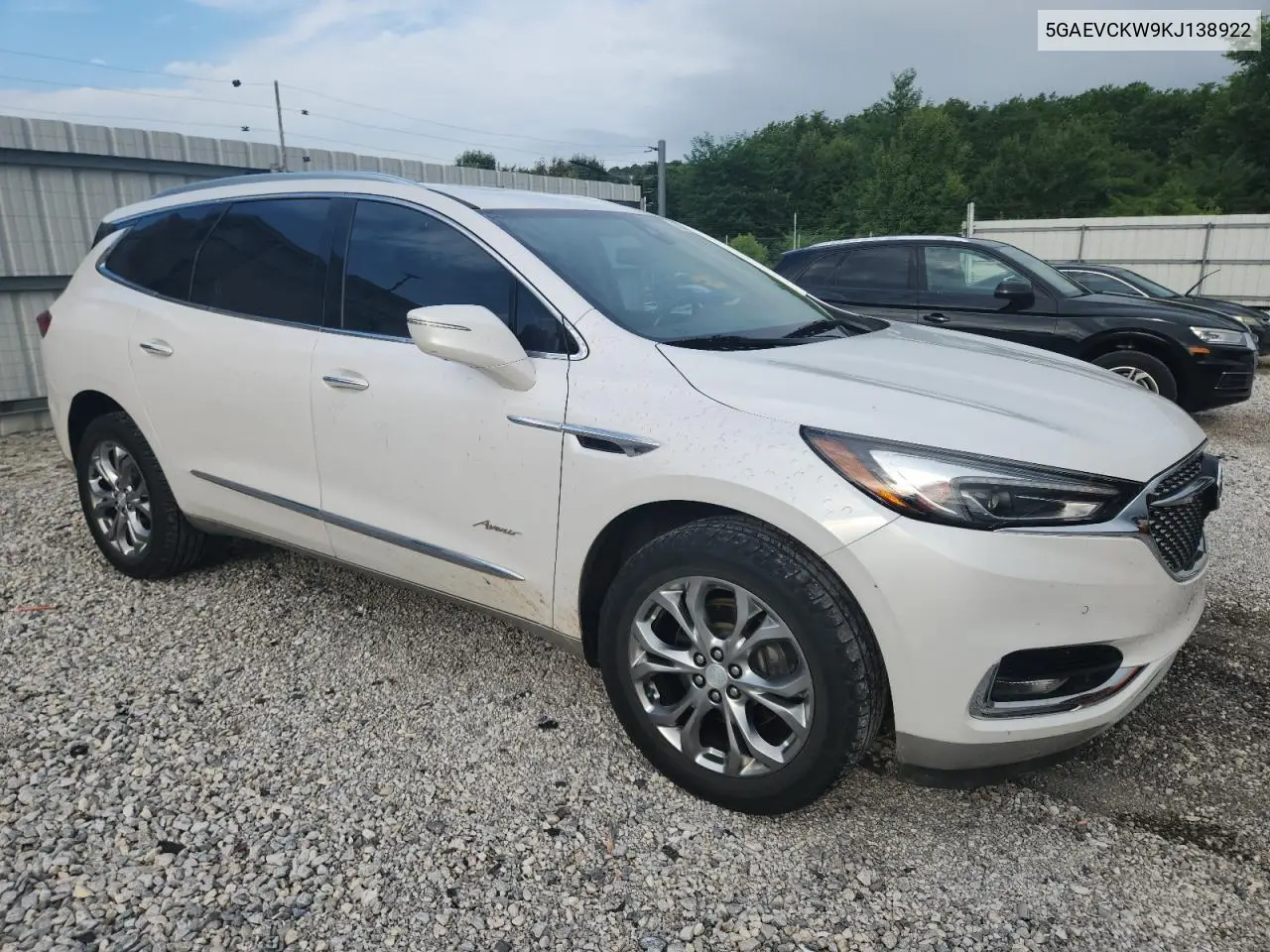 2019 Buick Enclave Avenir VIN: 5GAEVCKW9KJ138922 Lot: 62456905