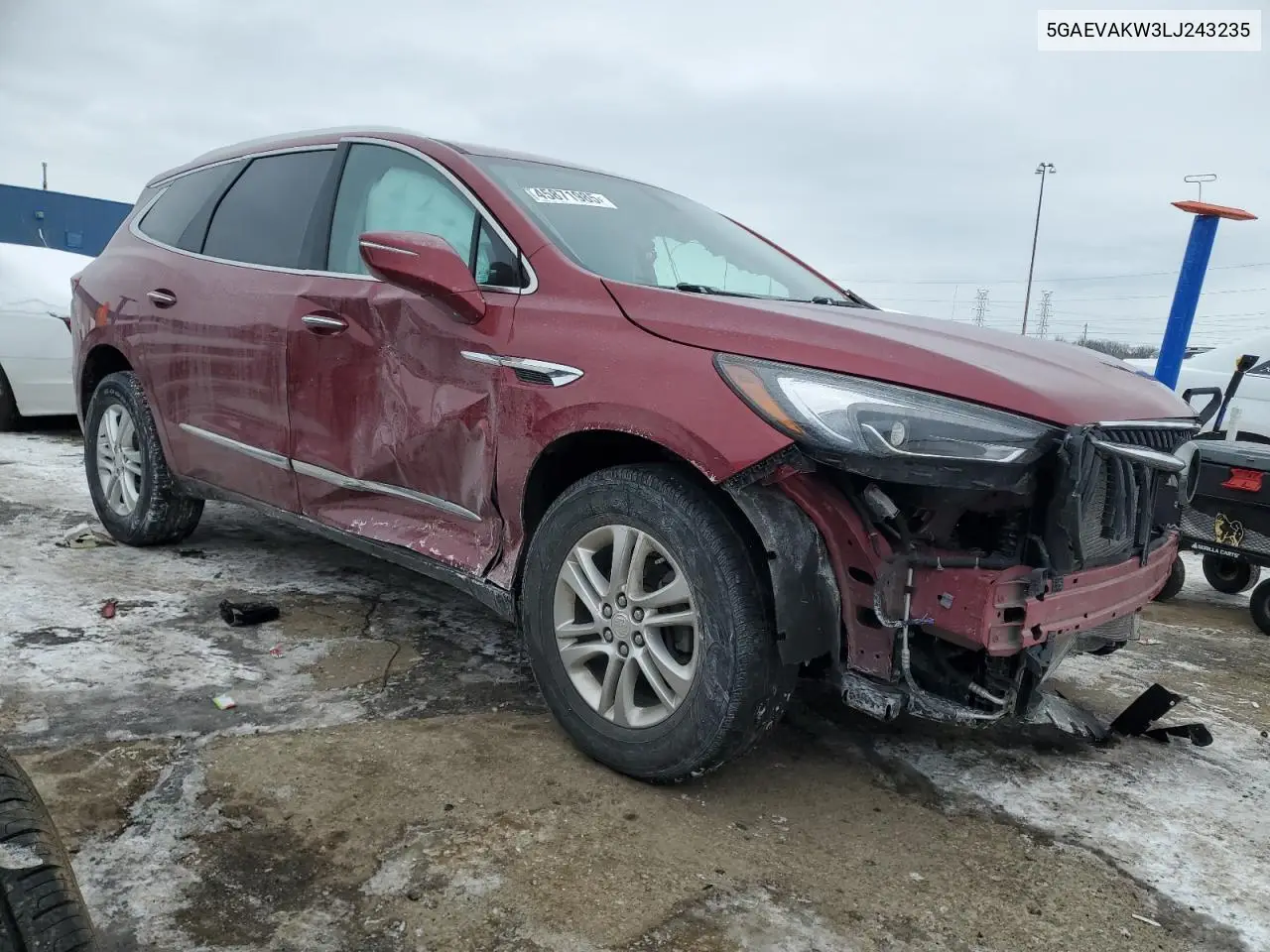 2020 Buick Enclave Essence VIN: 5GAEVAKW3LJ243235 Lot: 45871985