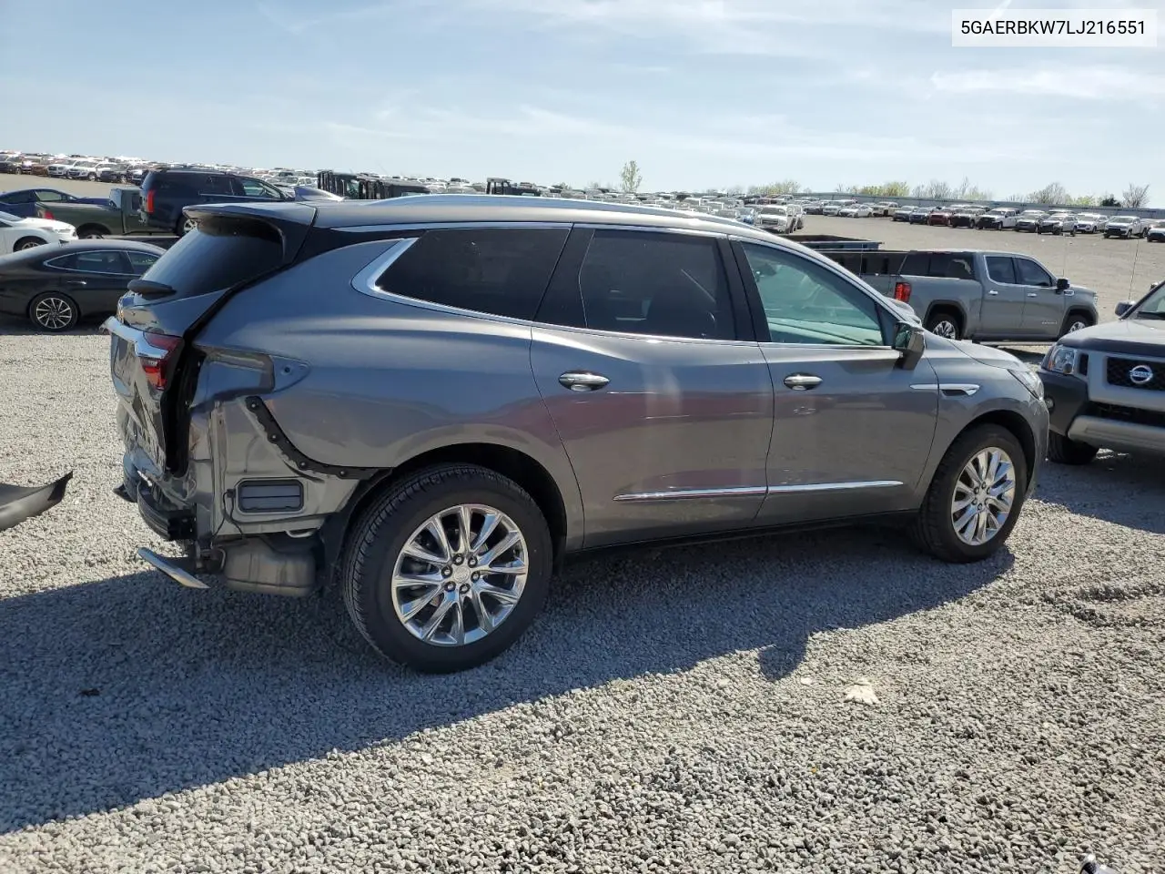 2020 Buick Enclave Essence VIN: 5GAERBKW7LJ216551 Lot: 52106835
