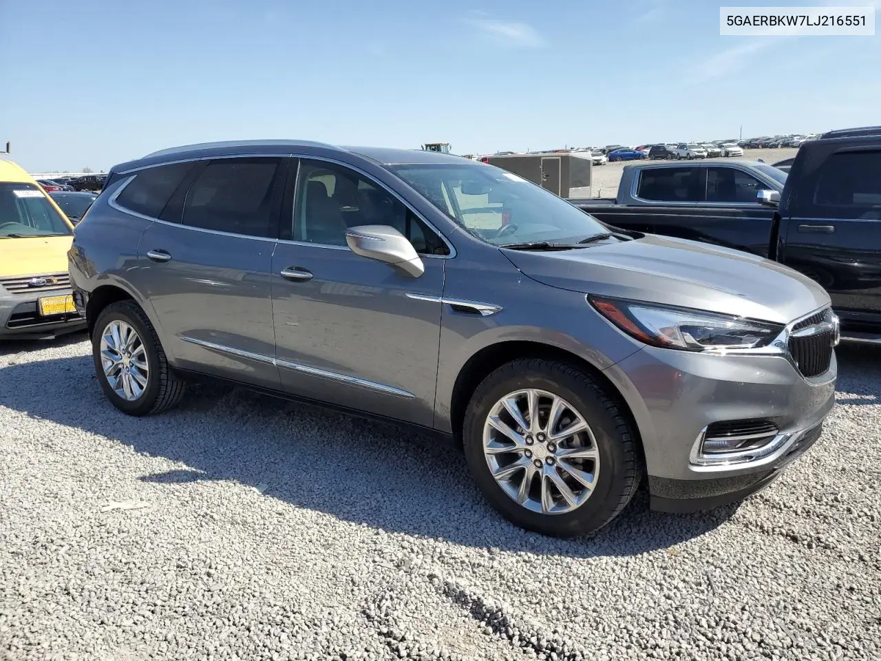2020 Buick Enclave Essence VIN: 5GAERBKW7LJ216551 Lot: 52106835