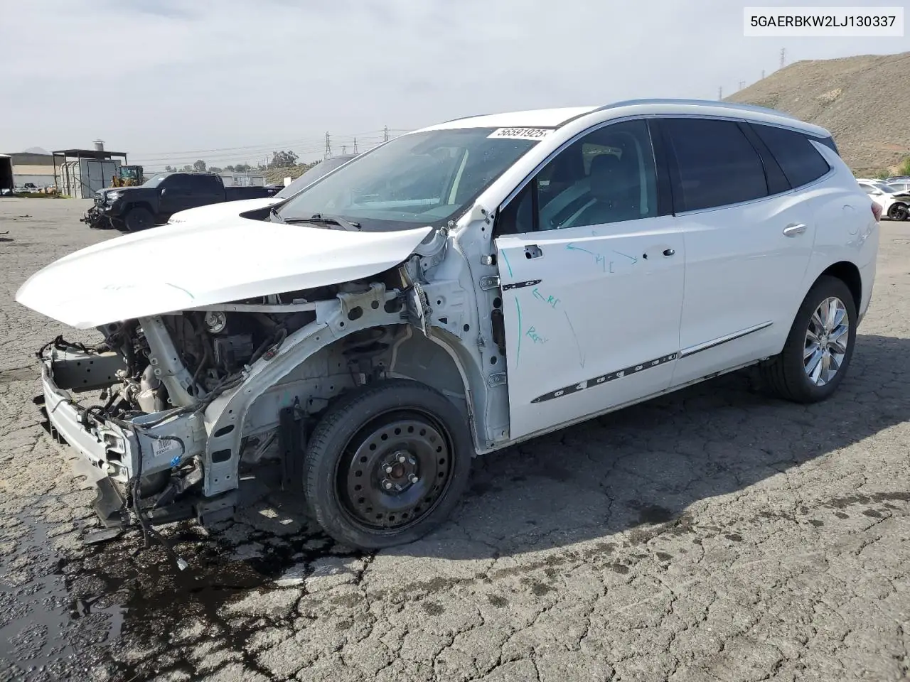 2020 Buick Enclave Essence VIN: 5GAERBKW2LJ130337 Lot: 56591925