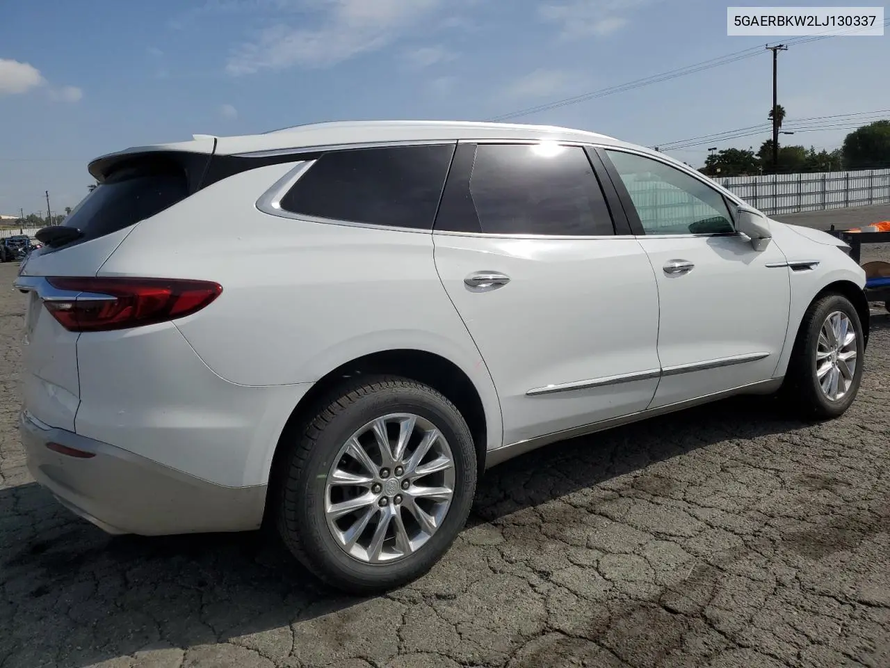 2020 Buick Enclave Essence VIN: 5GAERBKW2LJ130337 Lot: 56591925
