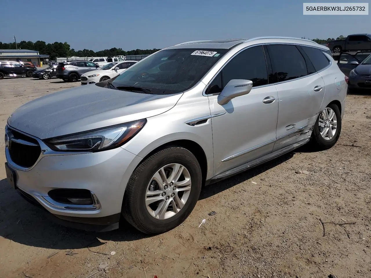 2020 Buick Enclave Essence VIN: 5GAERBKW3LJ265732 Lot: 61964075