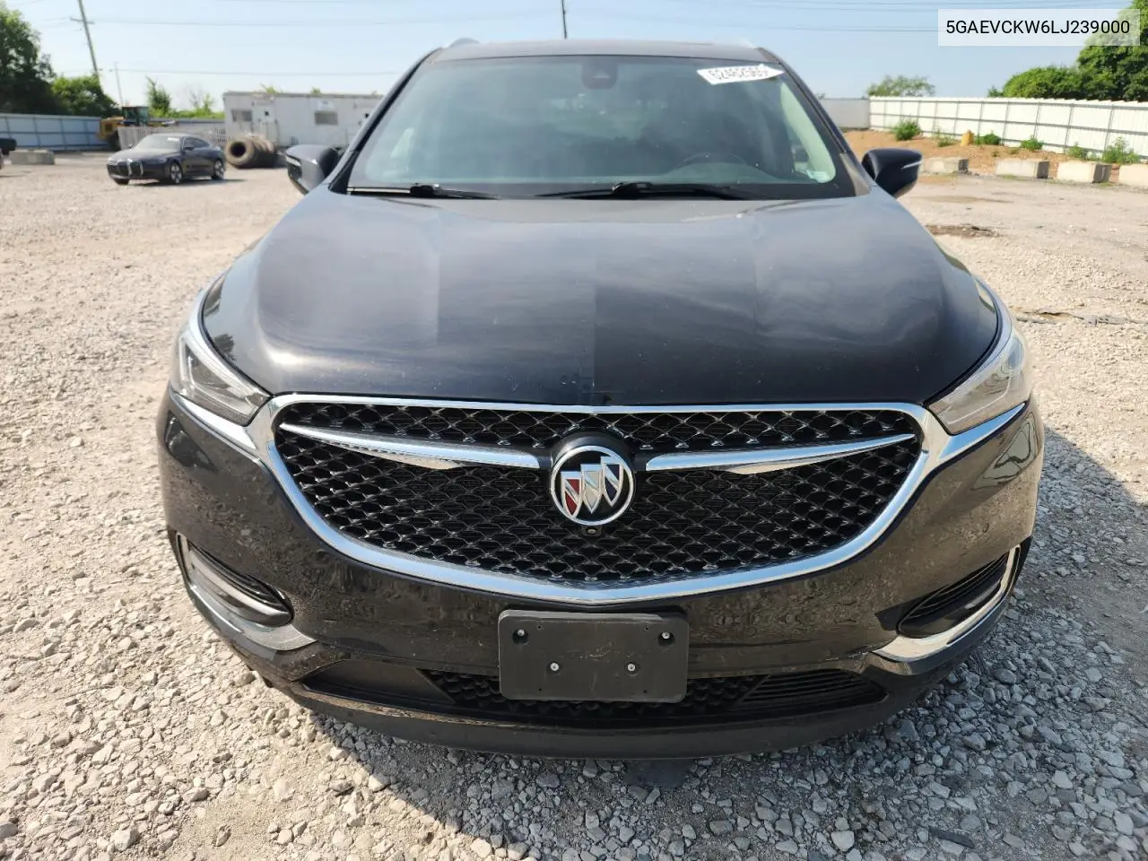 2020 Buick Enclave Avenir VIN: 5GAEVCKW6LJ239000 Lot: 62462565