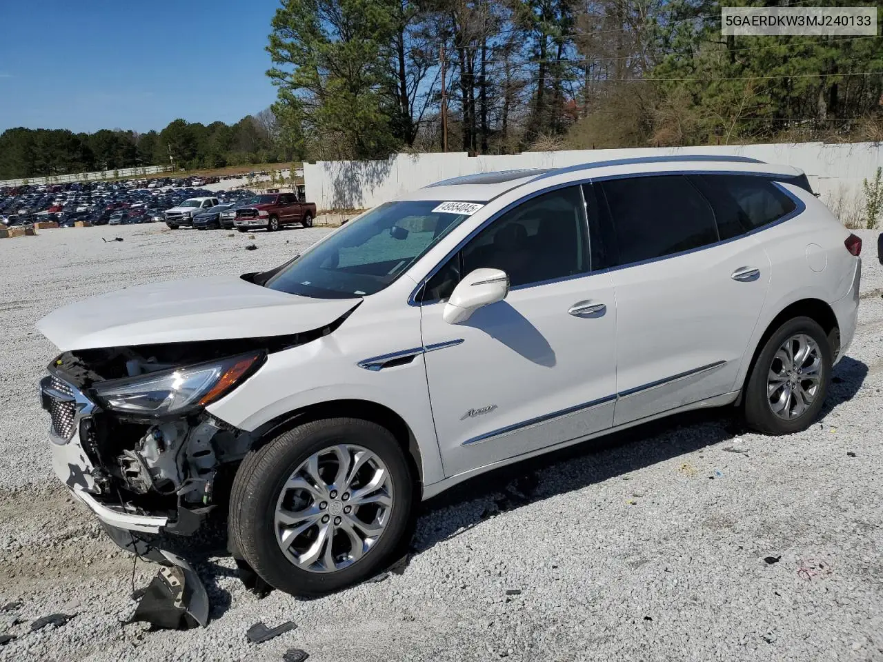 2021 Buick Enclave Avenir VIN: 5GAERDKW3MJ240133 Lot: 49554045