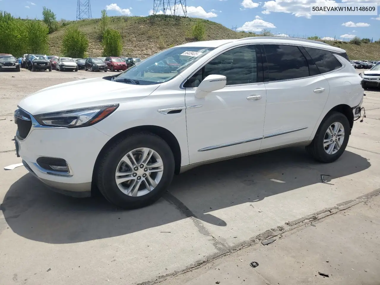 2021 Buick Enclave Essence VIN: 5GAEVAKW1MJ148609 Lot: 56409405