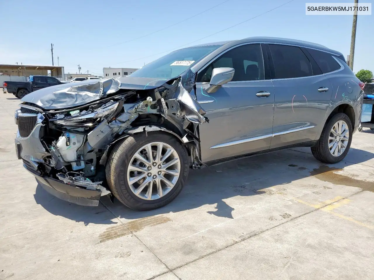 2021 Buick Enclave Essence VIN: 5GAERBKW5MJ171031 Lot: 56537775