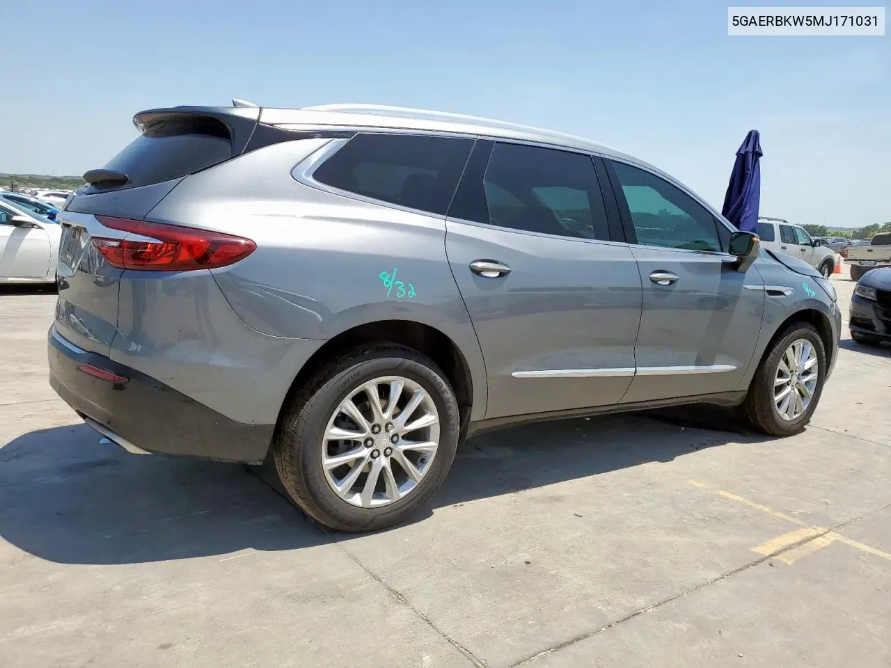 2021 Buick Enclave Essence VIN: 5GAERBKW5MJ171031 Lot: 56537775