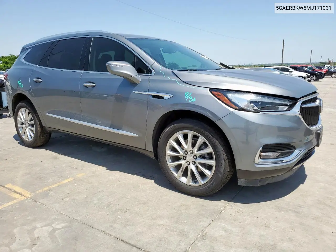 2021 Buick Enclave Essence VIN: 5GAERBKW5MJ171031 Lot: 56537775