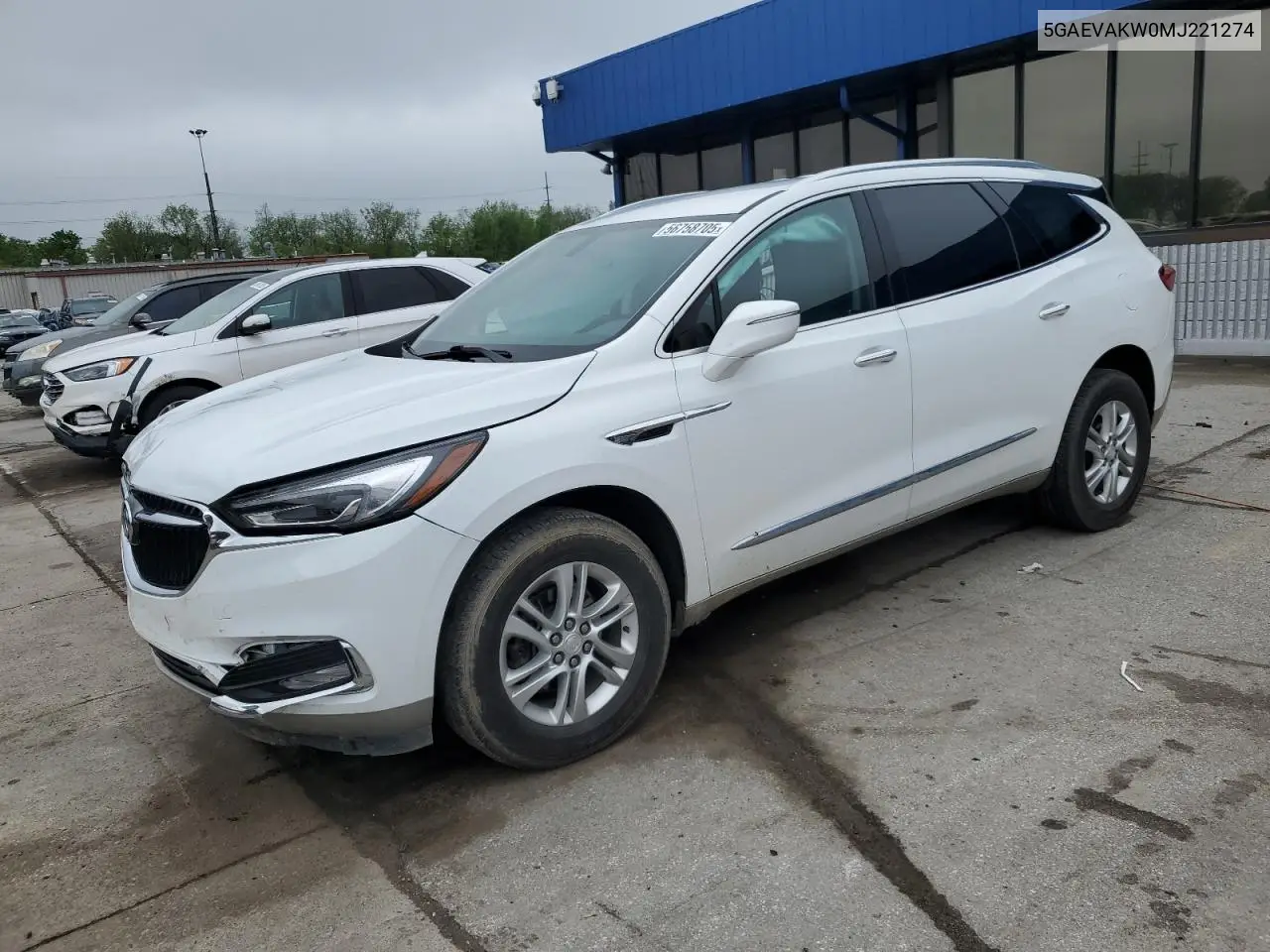 2021 Buick Enclave Essence VIN: 5GAEVAKW0MJ221274 Lot: 56758705