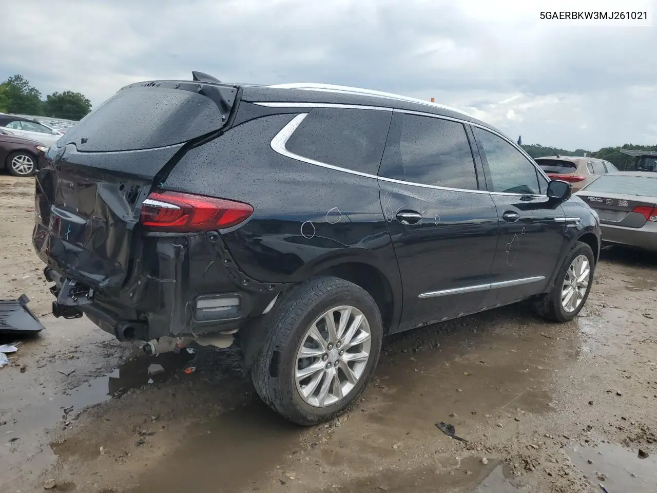2021 Buick Enclave Essence VIN: 5GAERBKW3MJ261021 Lot: 62674545
