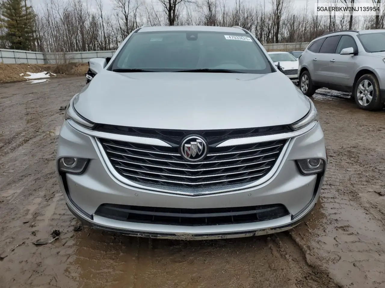 2022 Buick Enclave Essence VIN: 5GAERBKW3NJ135954 Lot: 47033625
