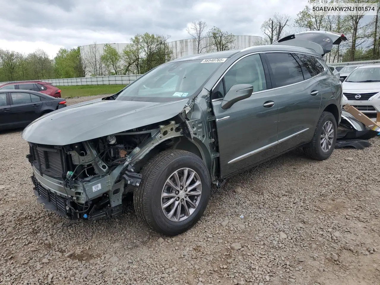 2022 Buick Enclave Essence VIN: 5GAEVAKW2NJ101574 Lot: 56540765