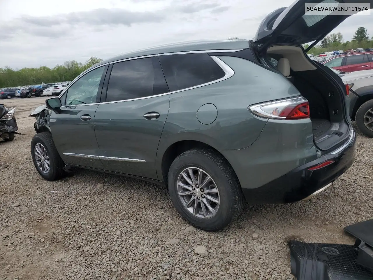 2022 Buick Enclave Essence VIN: 5GAEVAKW2NJ101574 Lot: 56540765