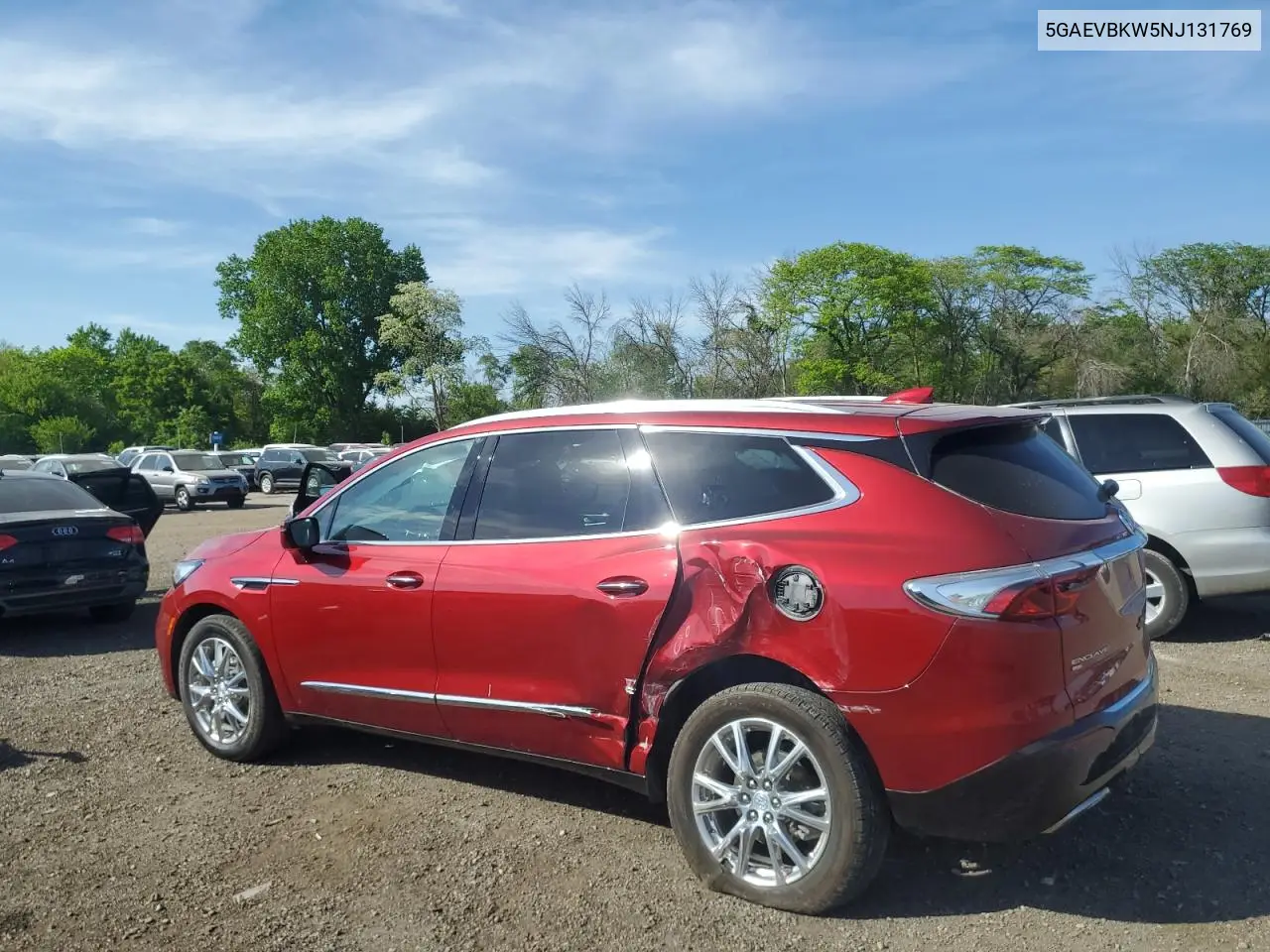 2022 Buick Enclave Premium VIN: 5GAEVBKW5NJ131769 Lot: 56667325