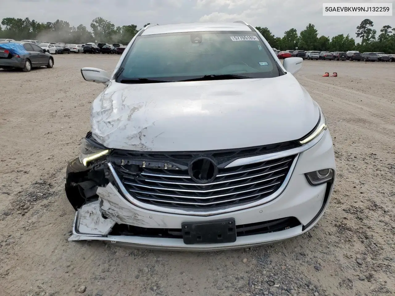 2022 Buick Enclave Premium VIN: 5GAEVBKW9NJ132259 Lot: 57705185