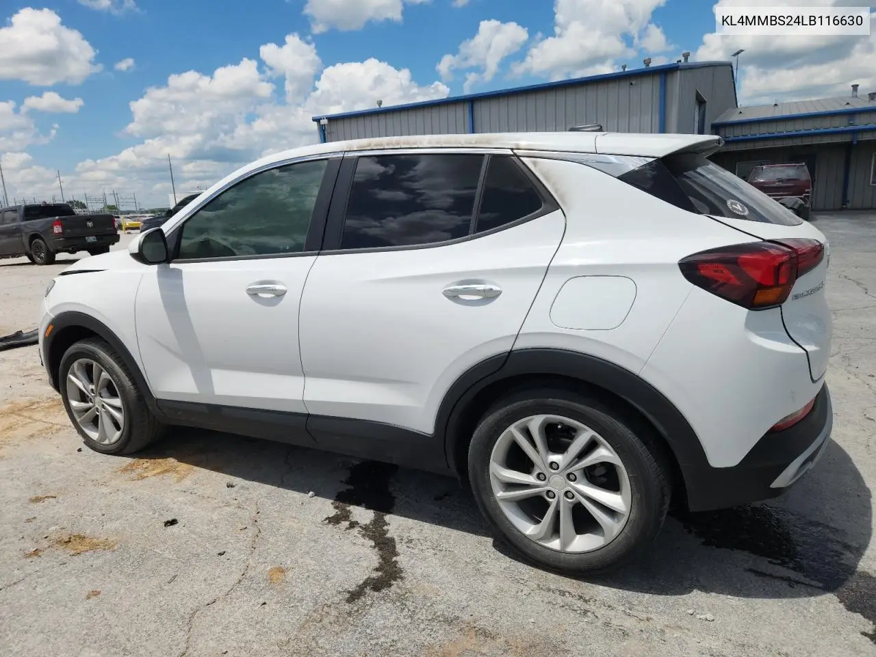 2020 Buick Encore Gx Preferred VIN: KL4MMBS24LB116630 Lot: 62571635