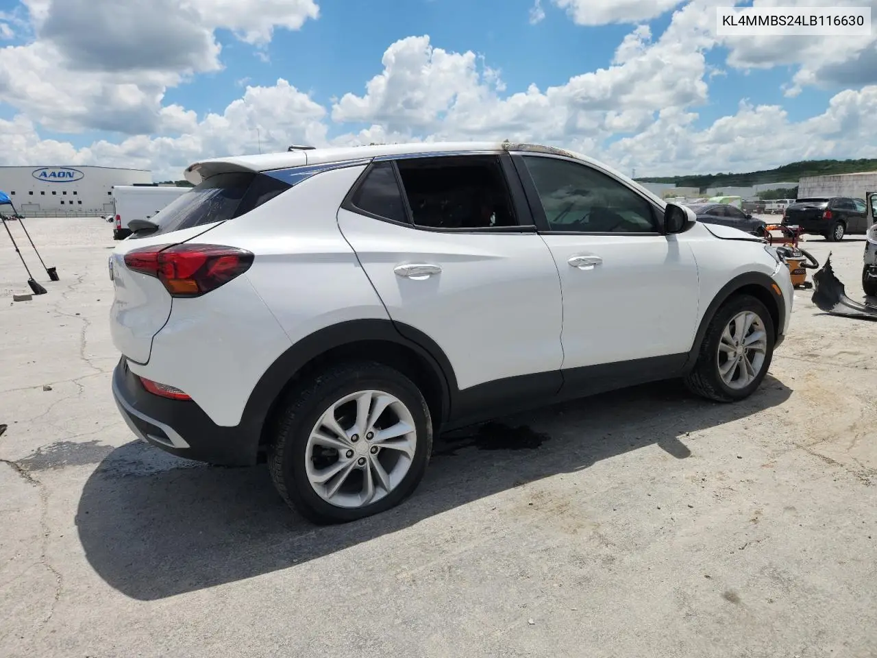 2020 Buick Encore Gx Preferred VIN: KL4MMBS24LB116630 Lot: 62571635