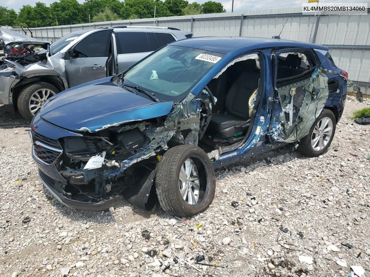 2021 Buick Encore Gx Preferred VIN: KL4MMBS20MB134060 Lot: 60203495